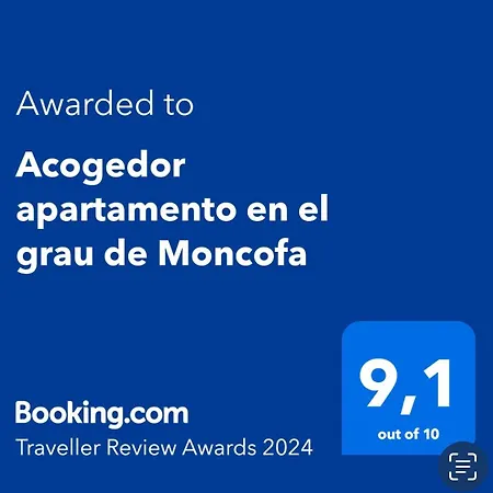 Acogedor En El Grau De Moncofa Con Wifi דירה